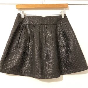 Black flared short skirt X-Small